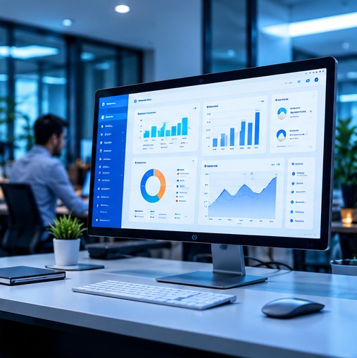 Business analytics dashboard