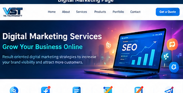 SEO & Digital Marketing project visual